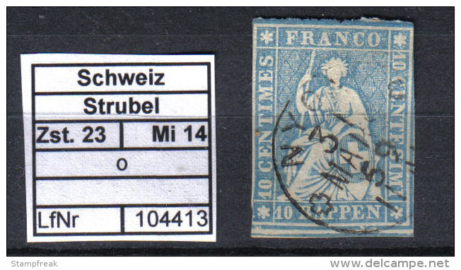 Zst. 23 Mi.14 O Nyon - Used Stamps