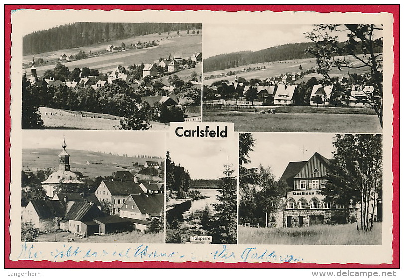 Foto-AK ´Carlsfeld (Eibenstock)' Im Erzgebirge ~ 1959 - Eibenstock