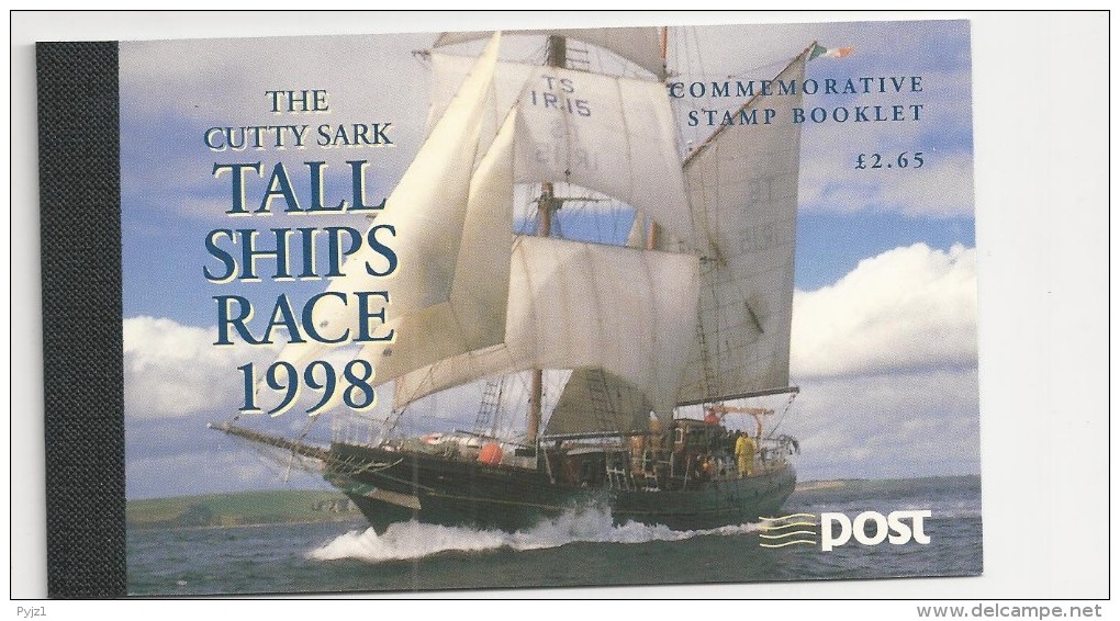 1998 MNH Booklet , Tall Ships,  Eire, Ireland, Irland, Postfris - Libretti