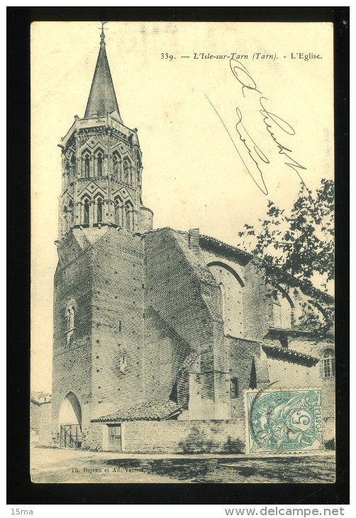 Tarn 81 L'Isle Sur Tarn 339 L'église Dejean Vaissié 1905 - Lisle Sur Tarn