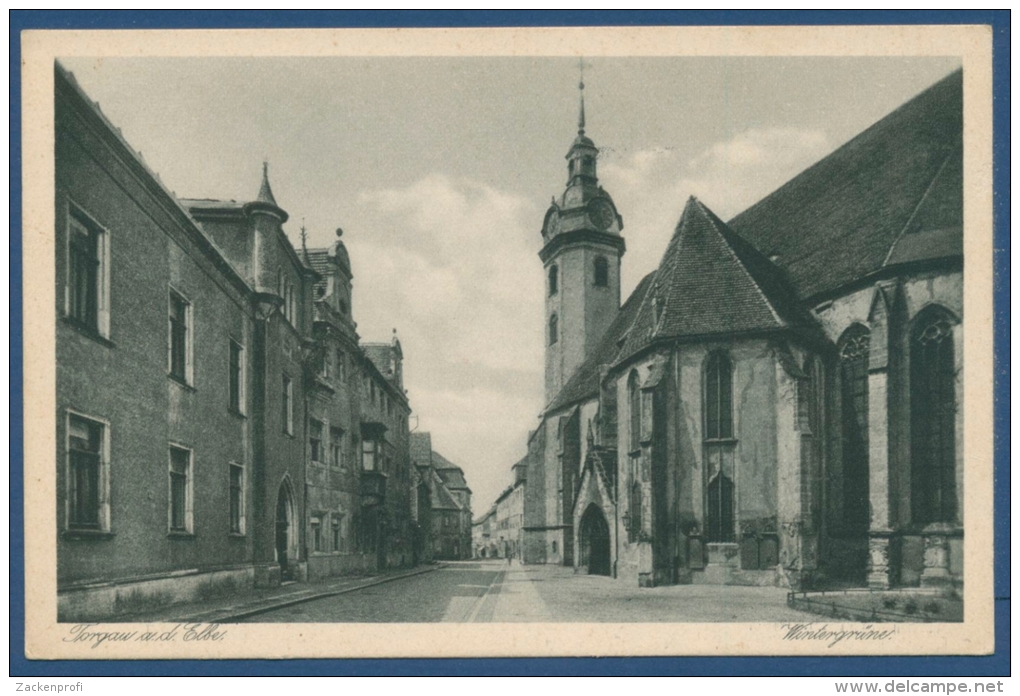 Torgau An Der Elbe Wintergrüne Kirche, Ungebraucht (AK467) - Torgau