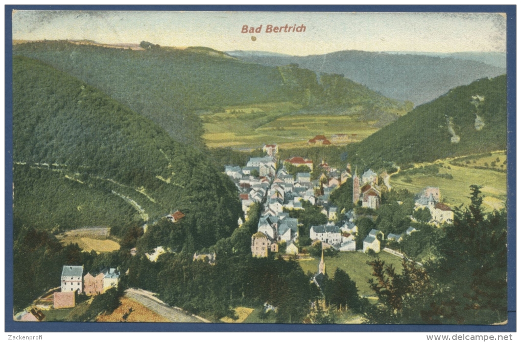 Bad Bertrich Gesamtansicht, Gelaufen 1909 (AK493) - Bad Bertrich