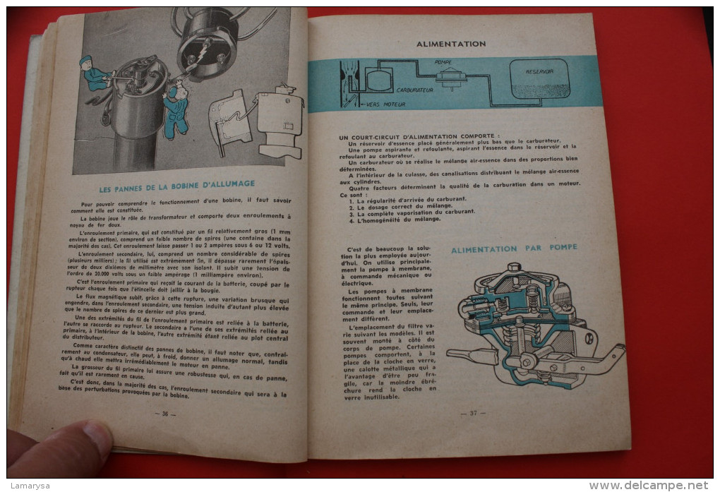 RARE VOTRE 4 CV RENAULT TOUS MODELES 12é ED GUIDE ORIGINAL PRATIQUE ENTRETIEN COMPLET VUES ECLATEES GRANDES DIMENSIONS