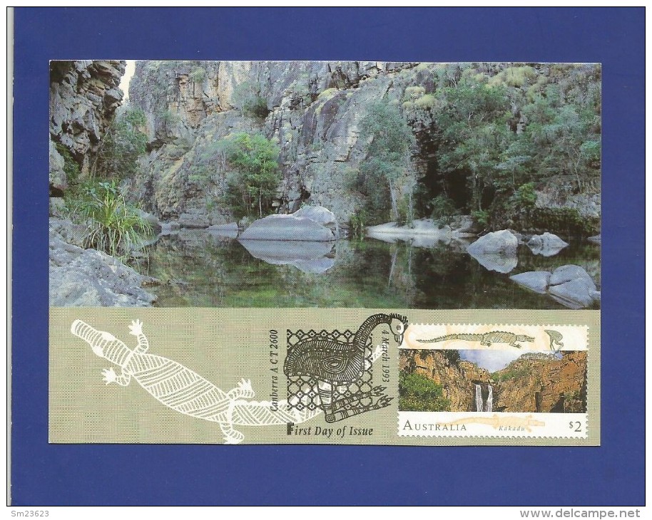 Australien 1993  Mi.Nr.  1338 I , Kakadu - Maximum Card - First Day Of Issue 4 March 1993 - Cartes-Maximum (CM)