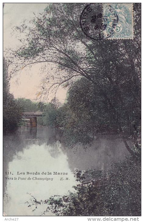 CPA - 51 - CHAMPIGNY - Bords De La Marne - 111 - Champigny