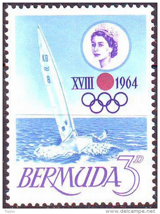 BERMUDA - OLYMPIC GAME   - YACHTING  - 1964 - **MNH - Vela