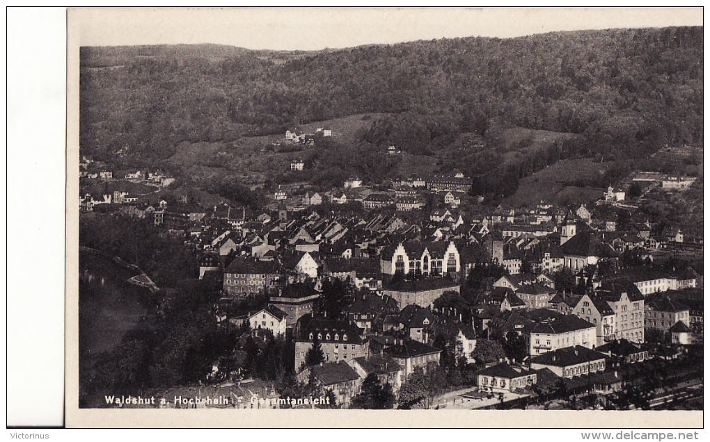 WALDSHUT A. HOCHRHEIN  -  Vue Générale -  Mai 1943 - Waldshut-Tiengen