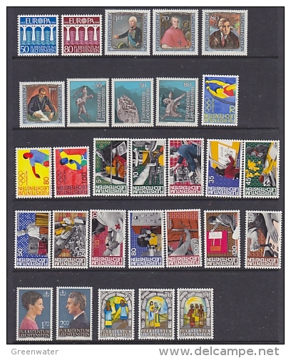 Liechtenstein 1984 Complete Yearset   ** Mnh (24328) - Années Complètes