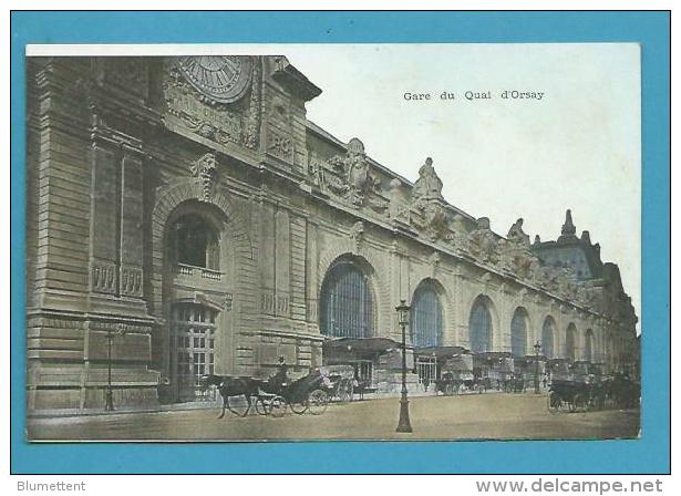 CPA Gare Du Quai D'Orsay PARIS 75 - Metro, Stations