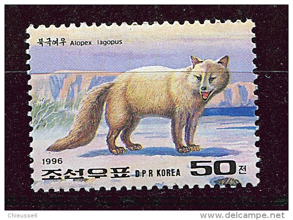 (cl 6 - P.45) Corée Du Nord ** Tbre Du Bloc N° 241 (ref. Michel Au Dos) - Renard Arctique - - Korea (Noord)