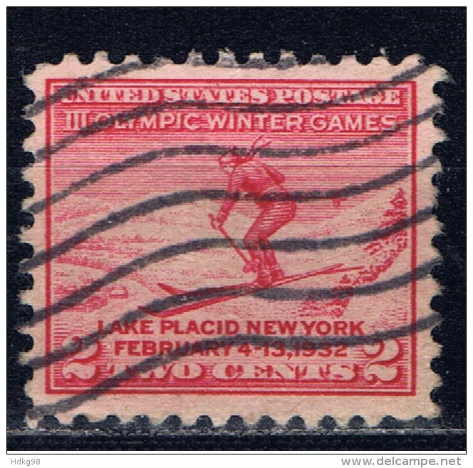 US+ 1932 Mi 346 Skispringer - Used Stamps