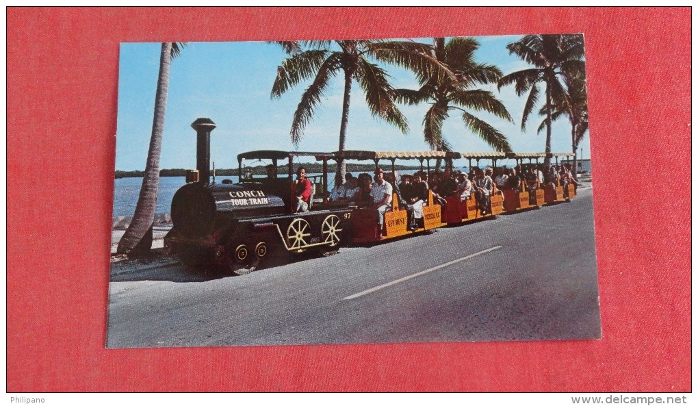 - Florida> Key West Passenger Conch Tour Train  -ref 1942 - Key West & The Keys