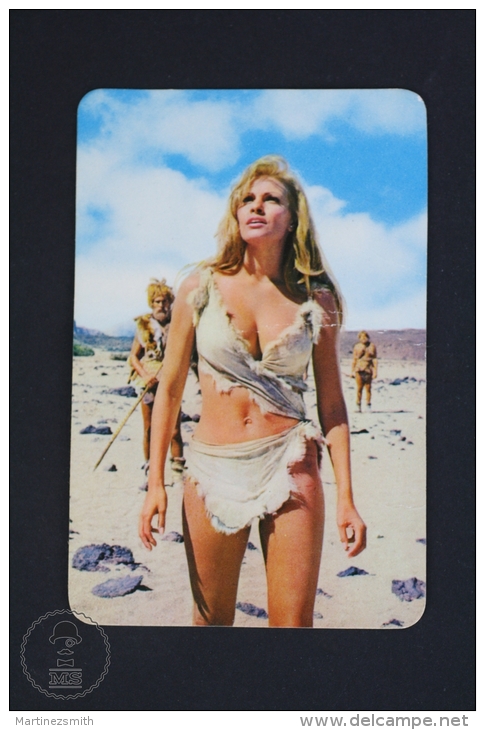 1974 Small/ Pocket Calendar - Movie/ Cinema Actress: Raquel Welch In One Million Years B.C. Movie - Tamaño Pequeño : 1971-80