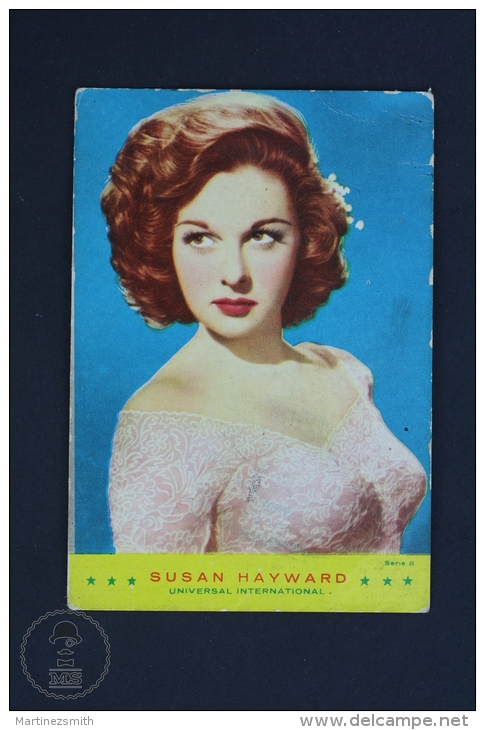 1960 Small/ Pocket Calendar - Movie/ Cinema Actress: Susan Hayward - Tamaño Pequeño : 1941-60