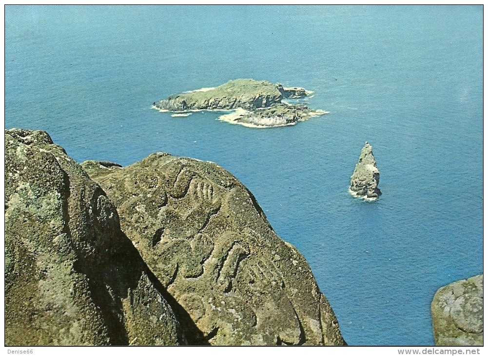 Avril 1980 - ILE DE PÂQUES (Chili) - RAPA NUI - Enveloppe Contenant Une Carte Postale écrite - Documents Historiques