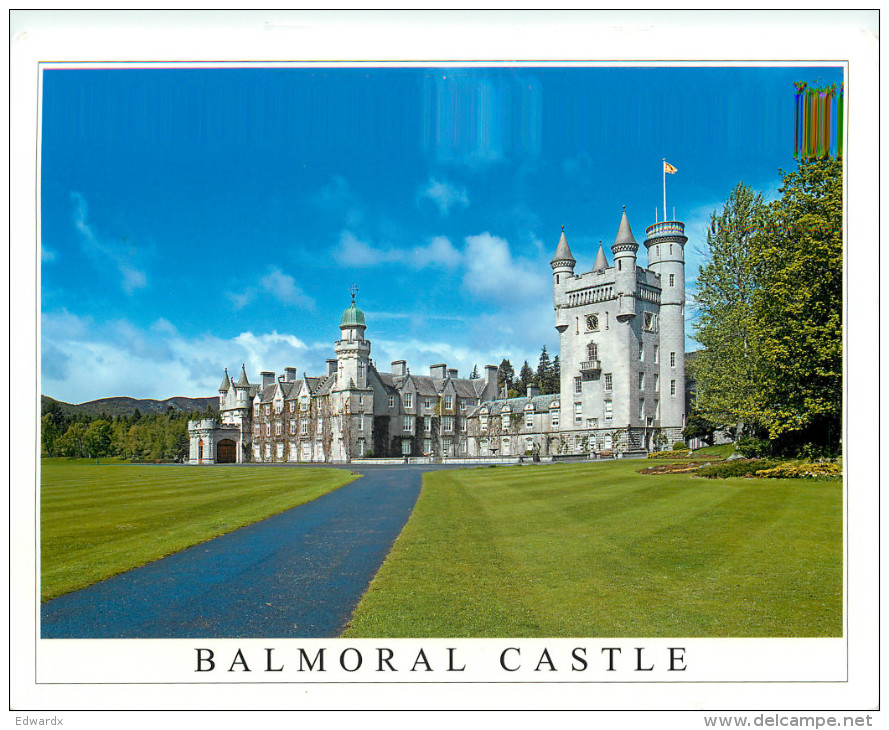 Balmoral Castle, Aberdeenshire, Scotland Postcard Posted 2009 Stamp - Aberdeenshire