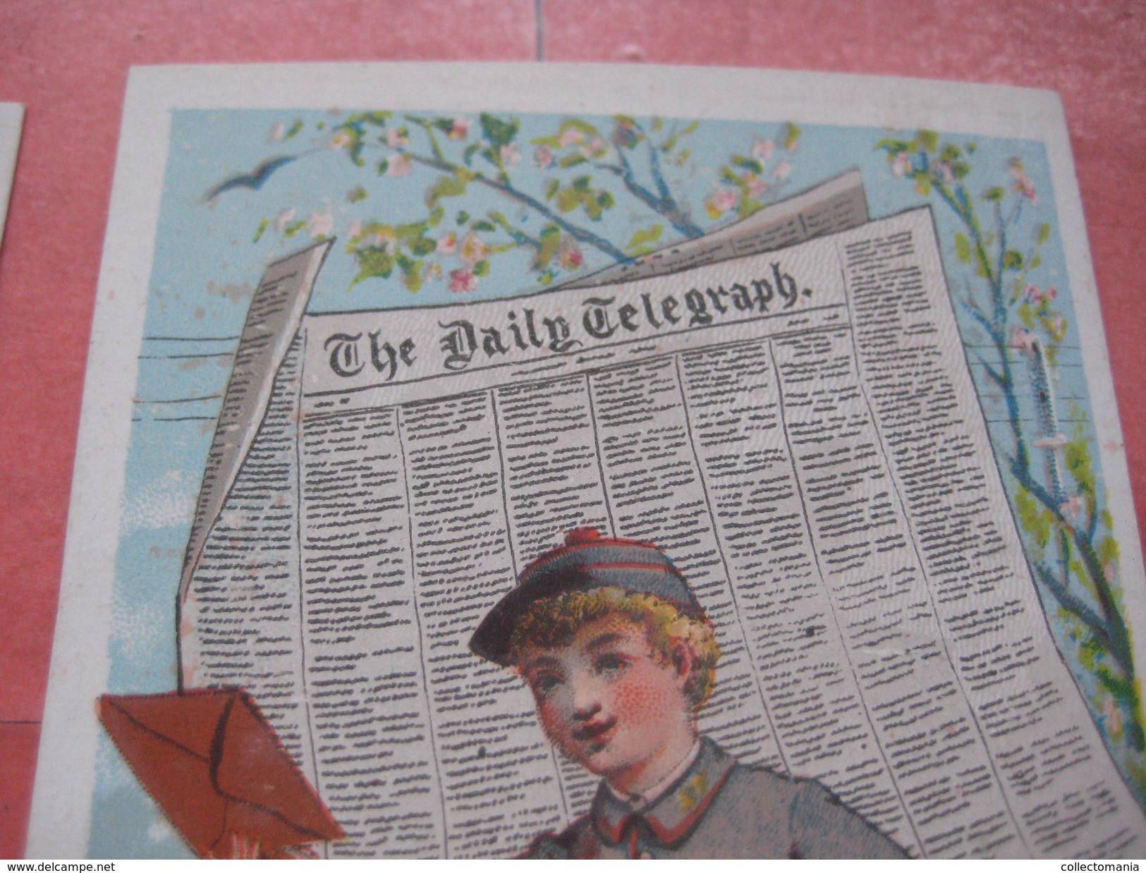 c1880 newspapers 8 hand press litho cards : set of 6 VG PUCK  PUNCH NY herald Times uncle Sam USA Daily Telegraph