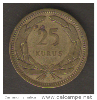 TURCHIA 25 KURUS 1949 - Turkije