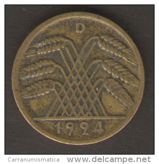 GERMANIA 10 RENTENPFENNIG 1924 - 10 Rentenpfennig & 10 Reichspfennig