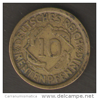 GERMANIA 10 RENTENPFENNIG 1924 - 10 Rentenpfennig & 10 Reichspfennig