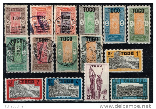 Togo - Petit Lot De 15 Oblitérés Ou Neufs - Used Stamps