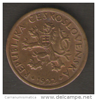 CECOSLOVACCHIA / CZECHOSLOVAKIA - 10 HALERU ( 1922 ) First Republic - Cecoslovacchia