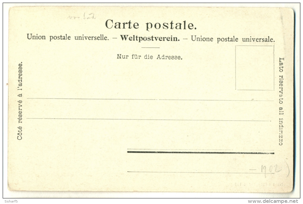 THUSIS Verlag A. Roth 122 Panorama 1902 - Thusis