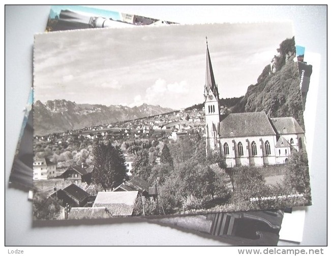 Liechtenstein Vaduz City And Church - Liechtenstein