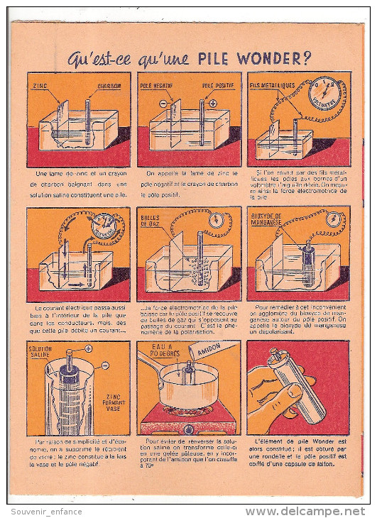 Protège Cahier Pile Wonder - Electricité & Gaz