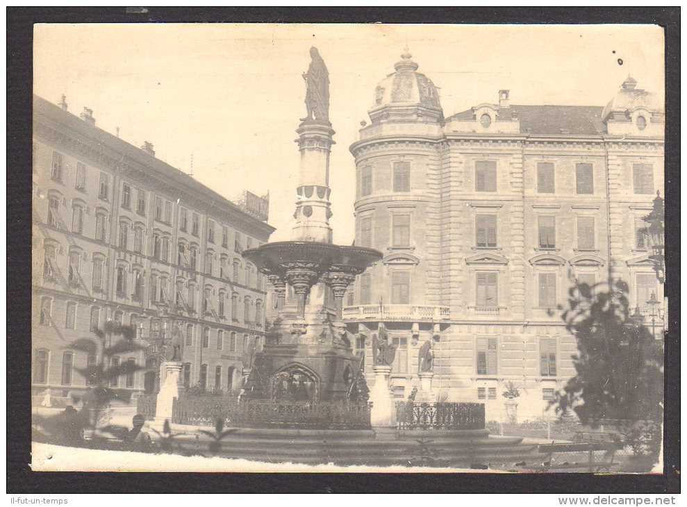 AUTRICHE - INNSBRUCK - Rudolfsbrunnen  - Photo Originale De 1901 -  ( Document Rare ! ) - Sonstige & Ohne Zuordnung