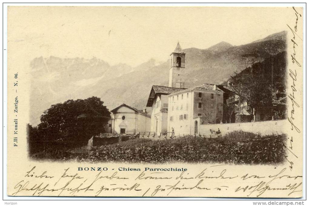O.354.  BONZO - Groscavallo - Torino - 1900 - Altri & Non Classificati