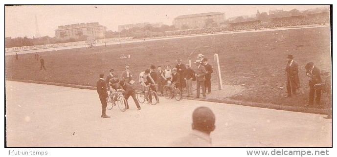 Vélodrome Du Parc De Princes - 3 Photos Originales De 1903  ( Documents Rares !!! ) - Autres & Non Classés