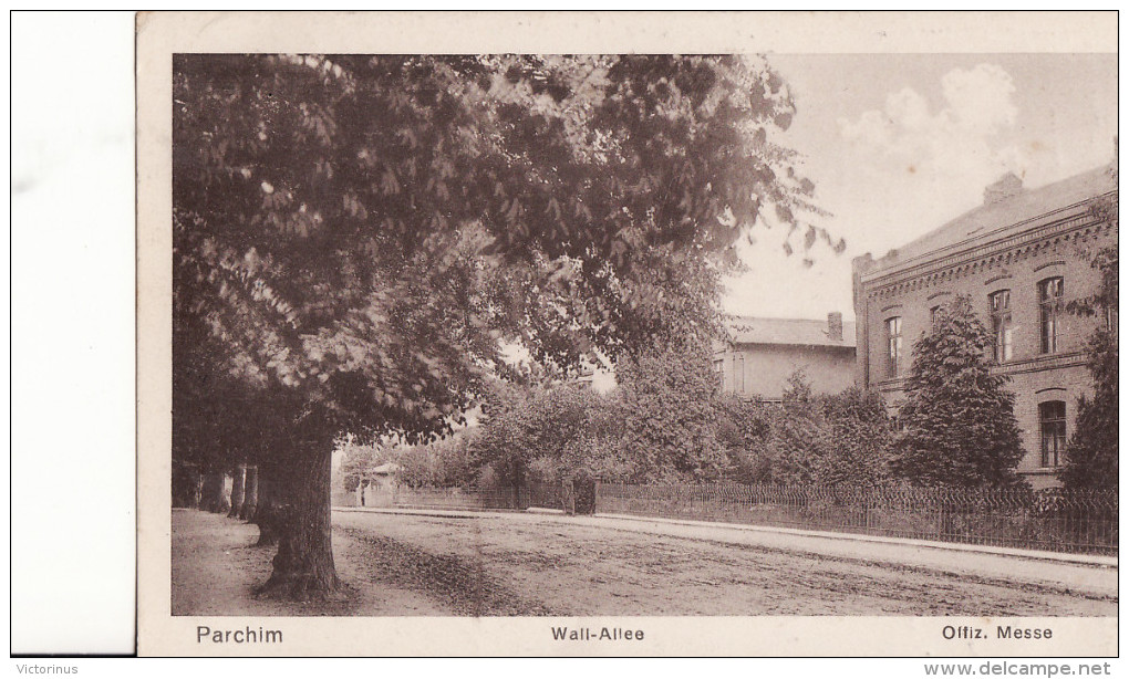 PARCHIM  -  Wall-Allee  -  Offiz. Messe  -  1917 - Parchim