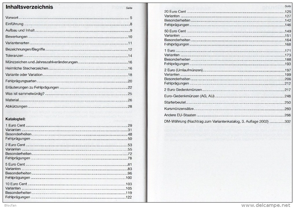 Euro-Münzen Varianten Fehlprägungen Katalog 2009 Neu 30€ Abarten Verprägungen Kurs-/Gedenkmünzen Deutschland Euro-Länder - Livres & Logiciels