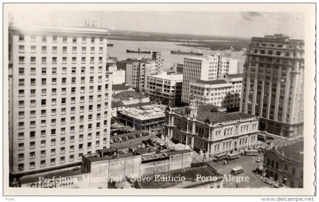 BRESIL PORTO ALEGRE CARTE PHOTO PREFEITURA MUNICIPAL NOVO EDIFICIO - Porto Alegre