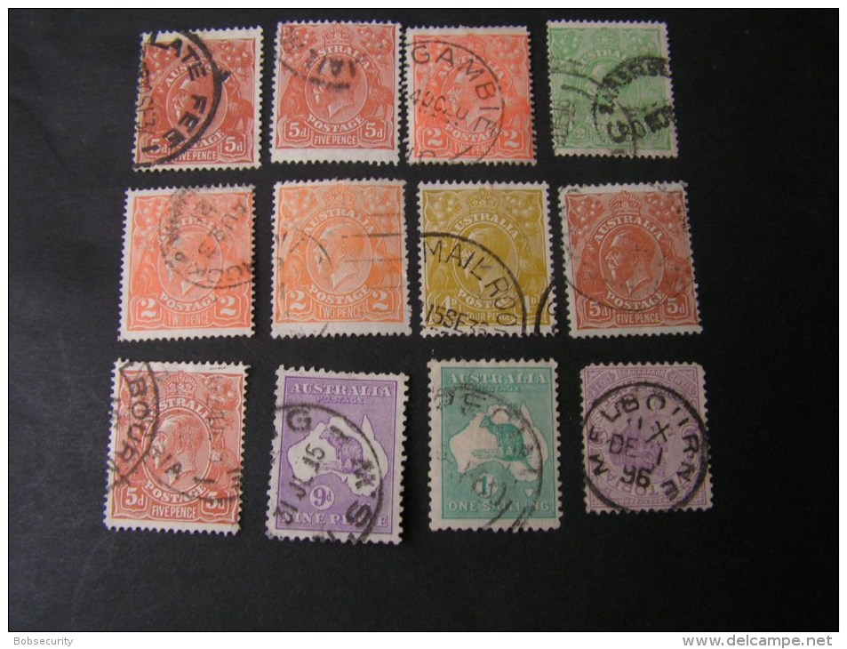 == Australien 1913 Lot - Oblitérés