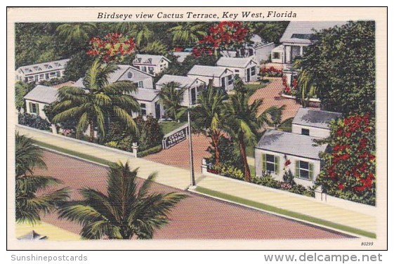 Birdseye View Cactus Terrace Key West Florida - Key West & The Keys