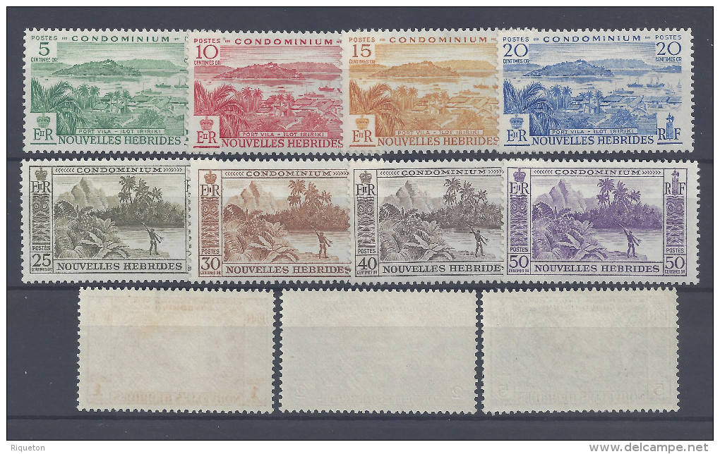 Nelles-HEBRIDES - 1957- LEGENDE  FRANCAISE - N° 175 à 185 - X - TB - - Unused Stamps