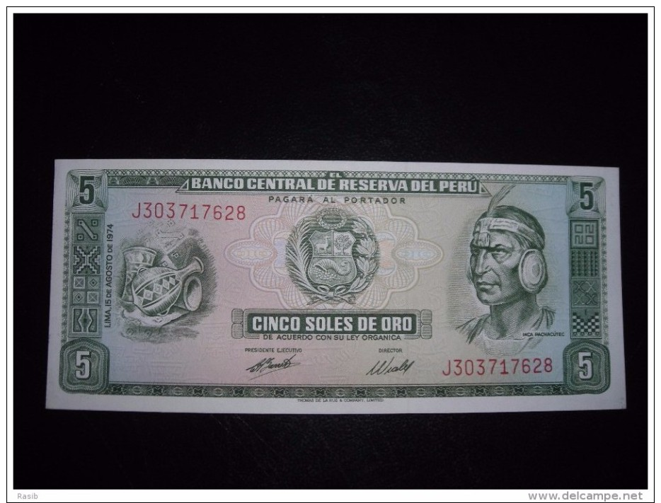 Peru UNC,5,10,50,50,100,500,1000,5000,5000,10000,100000 - Peru