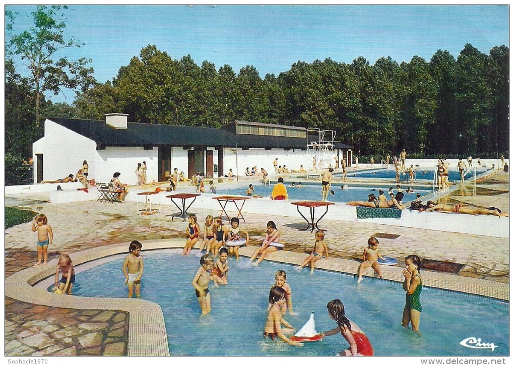 PICARDIE - 60 - OISE - ATTICHY - La Piscine - CPSM GF Couleur - Attichy