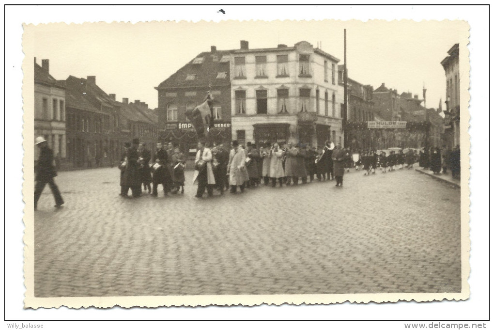 CPA - Photo Carte - Foto Kaart - MERXEM - MERKSEM - Antwerpen - St Franciscusplein  - Fête - Orchestre   // - Antwerpen