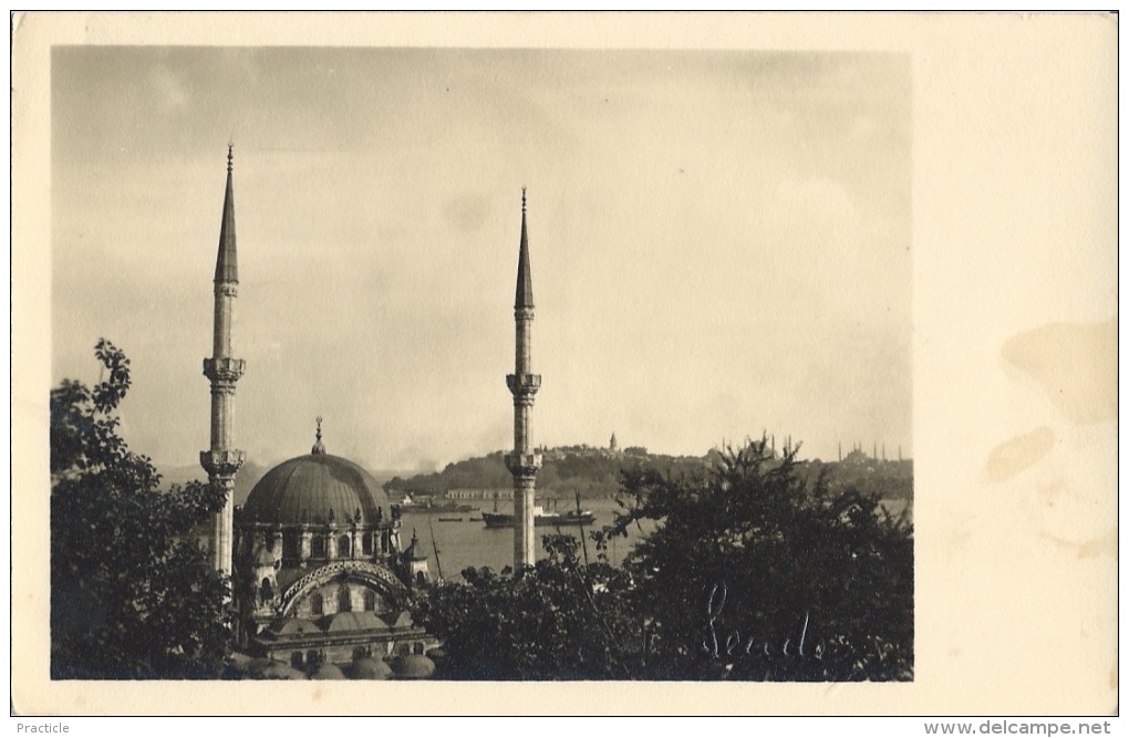 Turquie Turkey Istanbul Sarayburnu Tophane Mosquee Ed. Foto Sender Armenienne Armenie Ecrite - Turkey