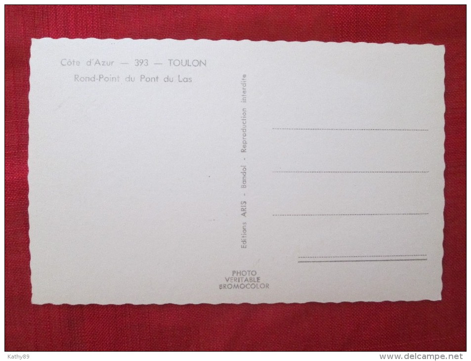 TOULON (var)  Lot 2 Cartes Rond Point Du Pont Du Las Et La Concorde - Toulon