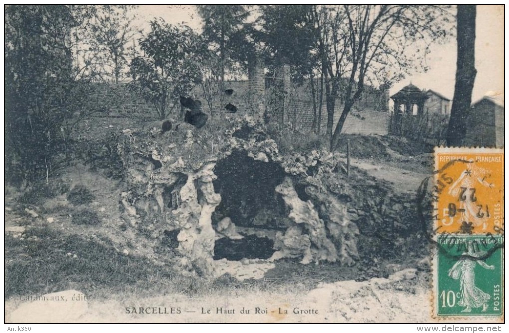 CPA 95 SARCELLES Le Haut Du Roi - La Grotte - Sarcelles