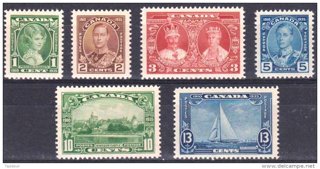 CANADA - 1935 King George V Silver Jubilee Complete Set. Absolutely Fine And Fresh MNH ** - Neufs