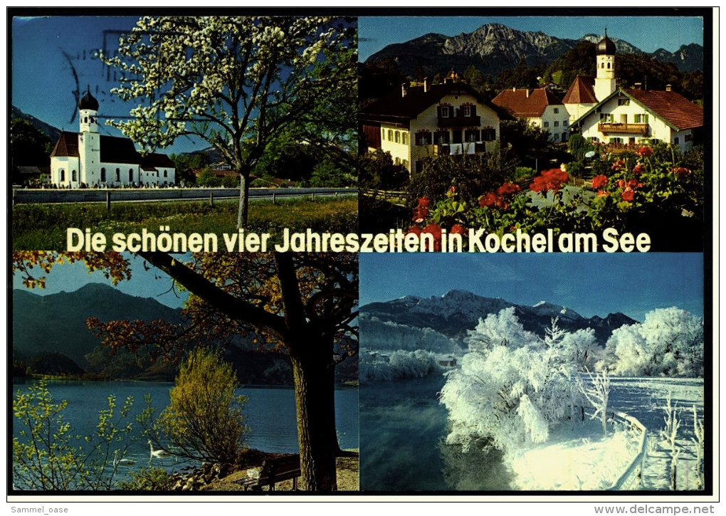 Kochel Am See  -  Die Schönsten Vier Jahreszeiten  -  Ansichtskarte Ca. 1986    (4985) - Penzberg