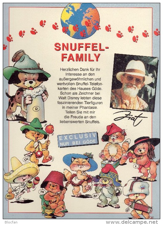 Snuffelfamily Seppl-Snuffel Deutschland TK O 179 K / 1993 ** 25€ Aus Serie Der Snuffelfamilie Comic Telecard Of Germany - O-Series: Kundenserie Vom Sammlerservice Ausgeschlossen