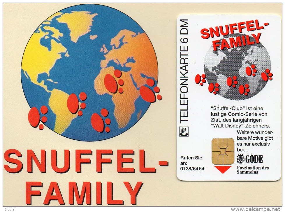 Snuffelfamily Wicki-Snuffel Dänemark Denmark TK O 179 N /1993 ** 25€ Aus Serie Snuffelfamilie Comic Telecard Of Germany - O-Series: Kundenserie Vom Sammlerservice Ausgeschlossen