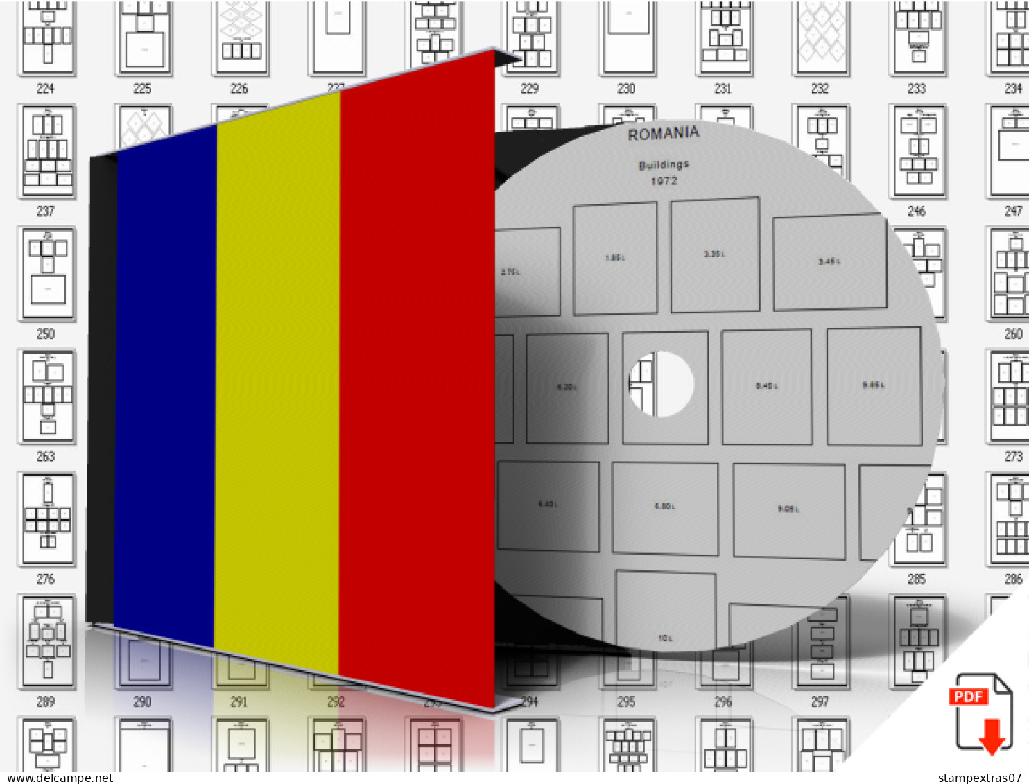 ROMANIA STAMP ALBUM PAGES 1858-2011 (847 Pages) - Inglese