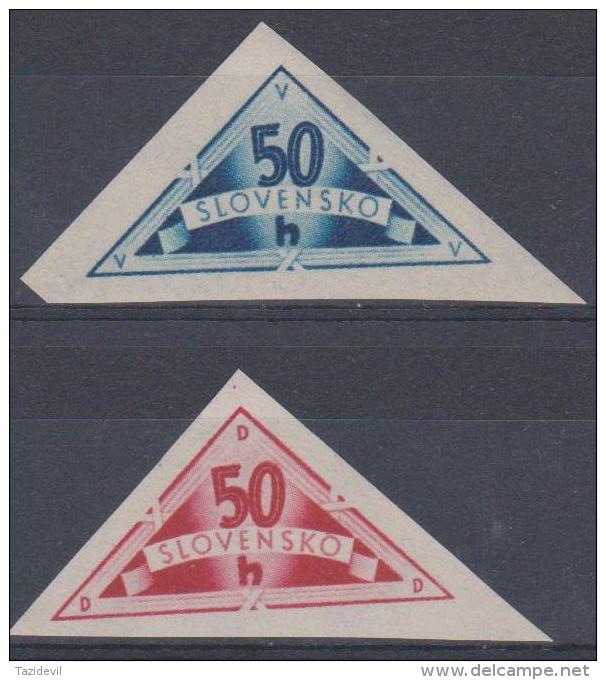 SLOVAKIA - 1940 Delivery Stamps. Scott EX1-2. Superb MNH ** - Ungebraucht